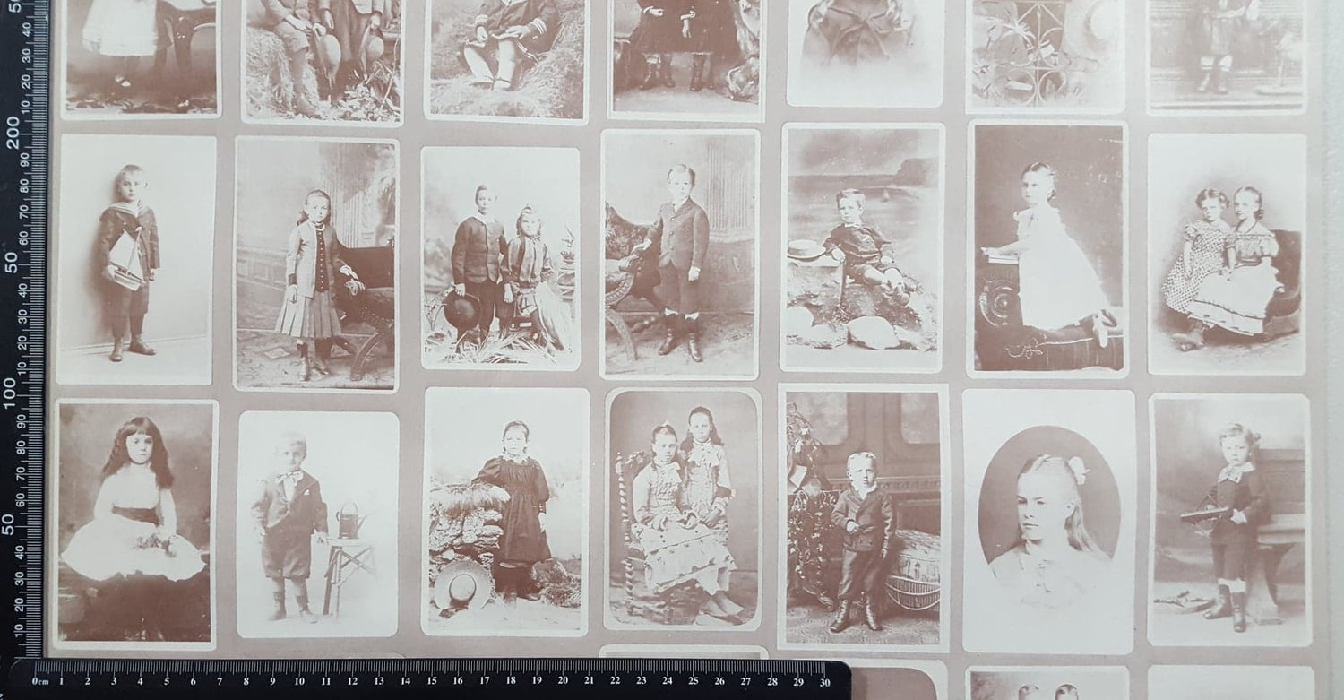 Vintage Wrapping Paper - Children Images