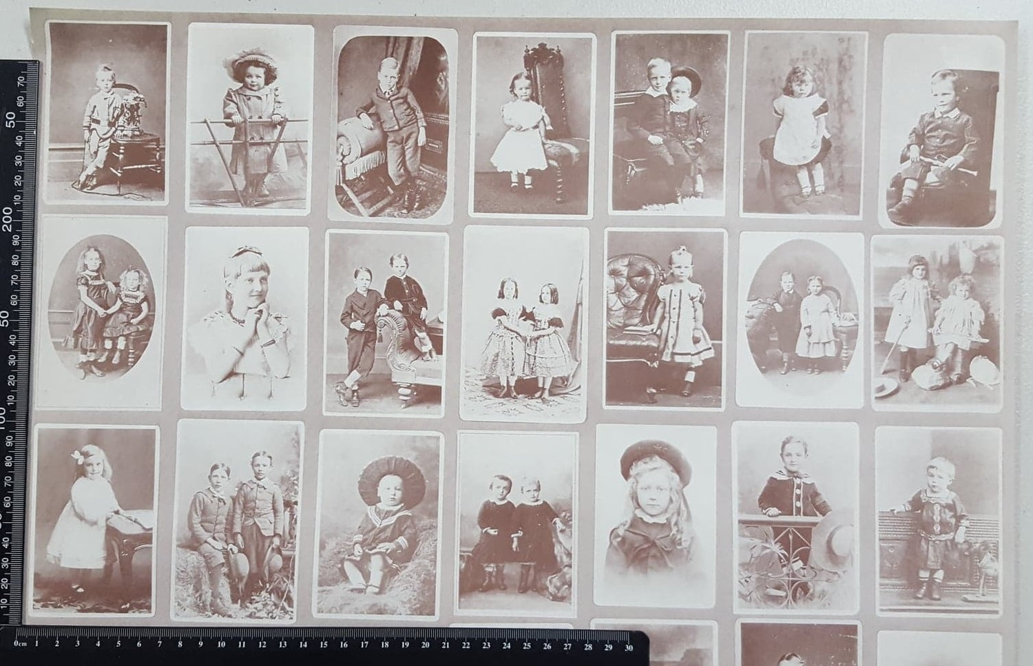 Vintage Wrapping Paper - Children Images