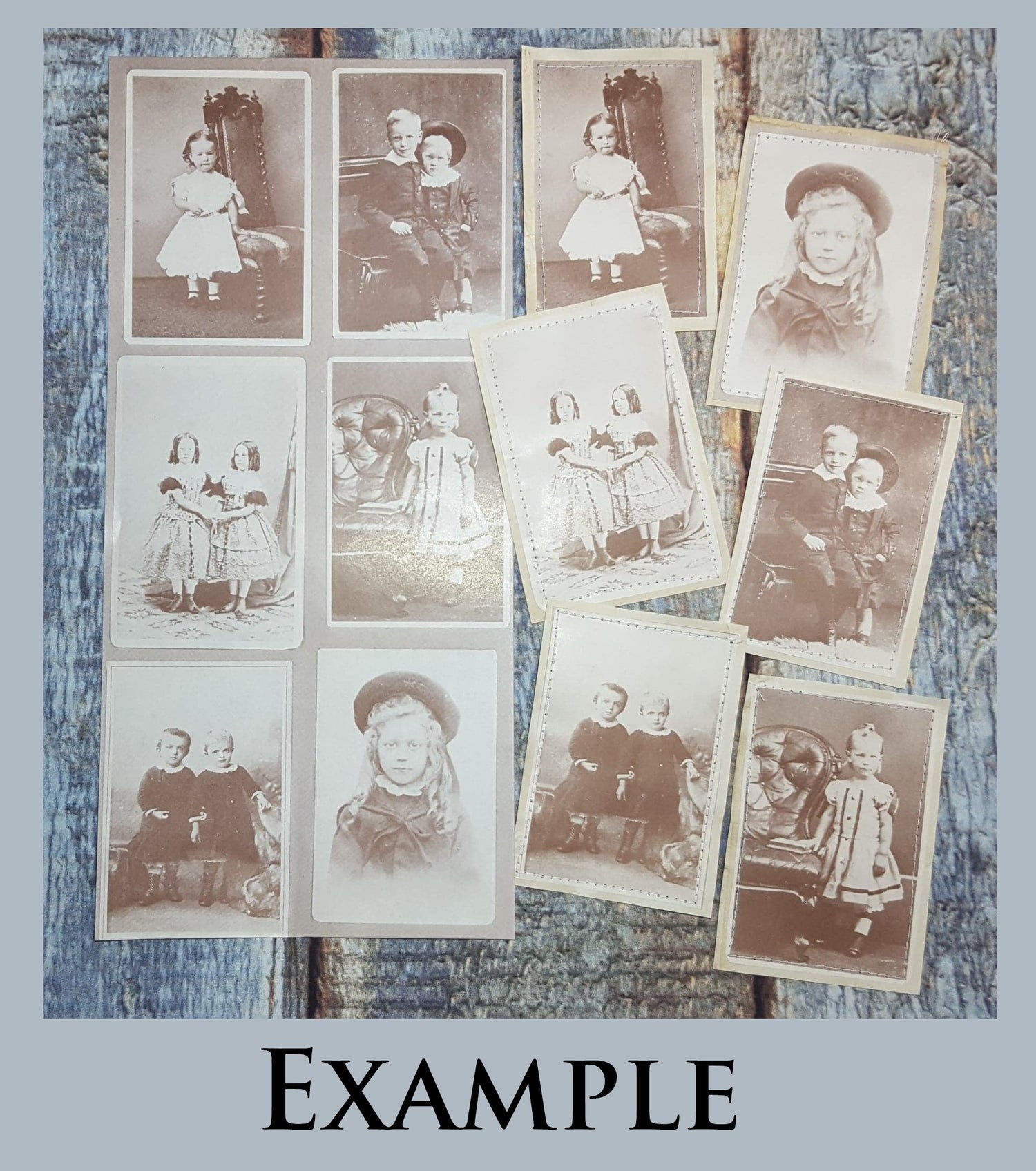 Vintage Wrapping Paper - Children Images