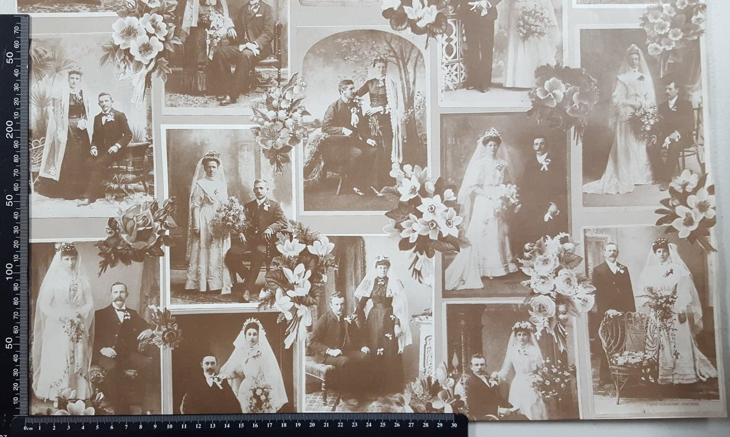 Vintage Wrapping Paper - Wedding Images
