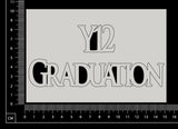 Y12 Graduation - A - White Chipboard