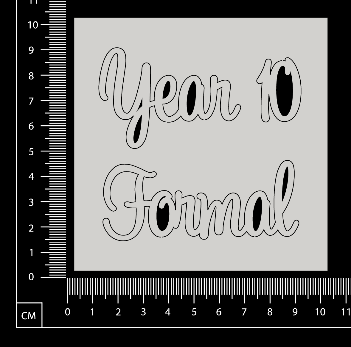 Year 10 Formal - B - White Chipboard