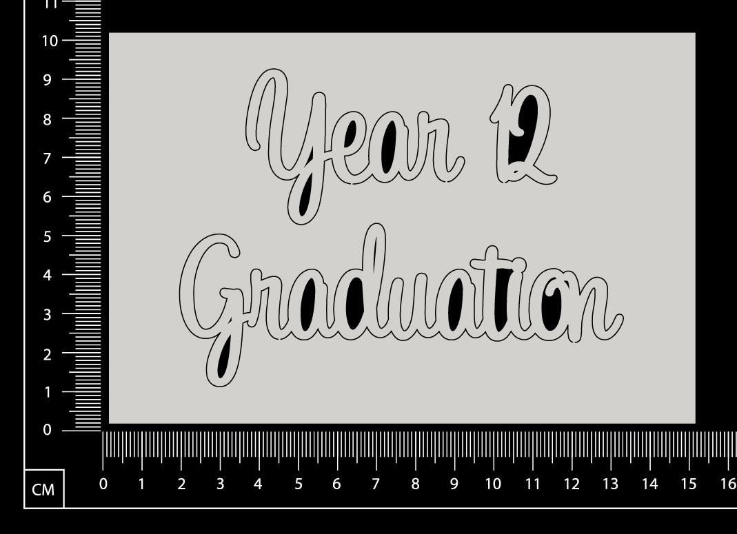 Year 12 Graduation - B - White Chipboard