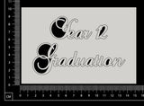 Year 12 Graduation - C - White Chipboard