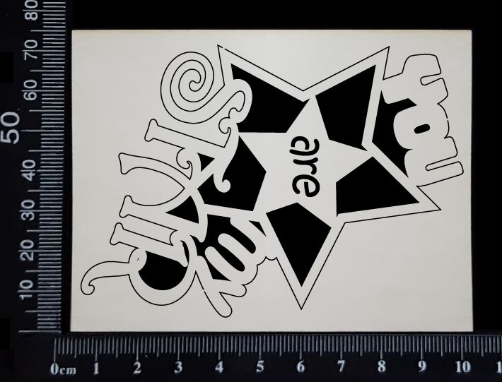 You are my Star - Small - White Chipboard